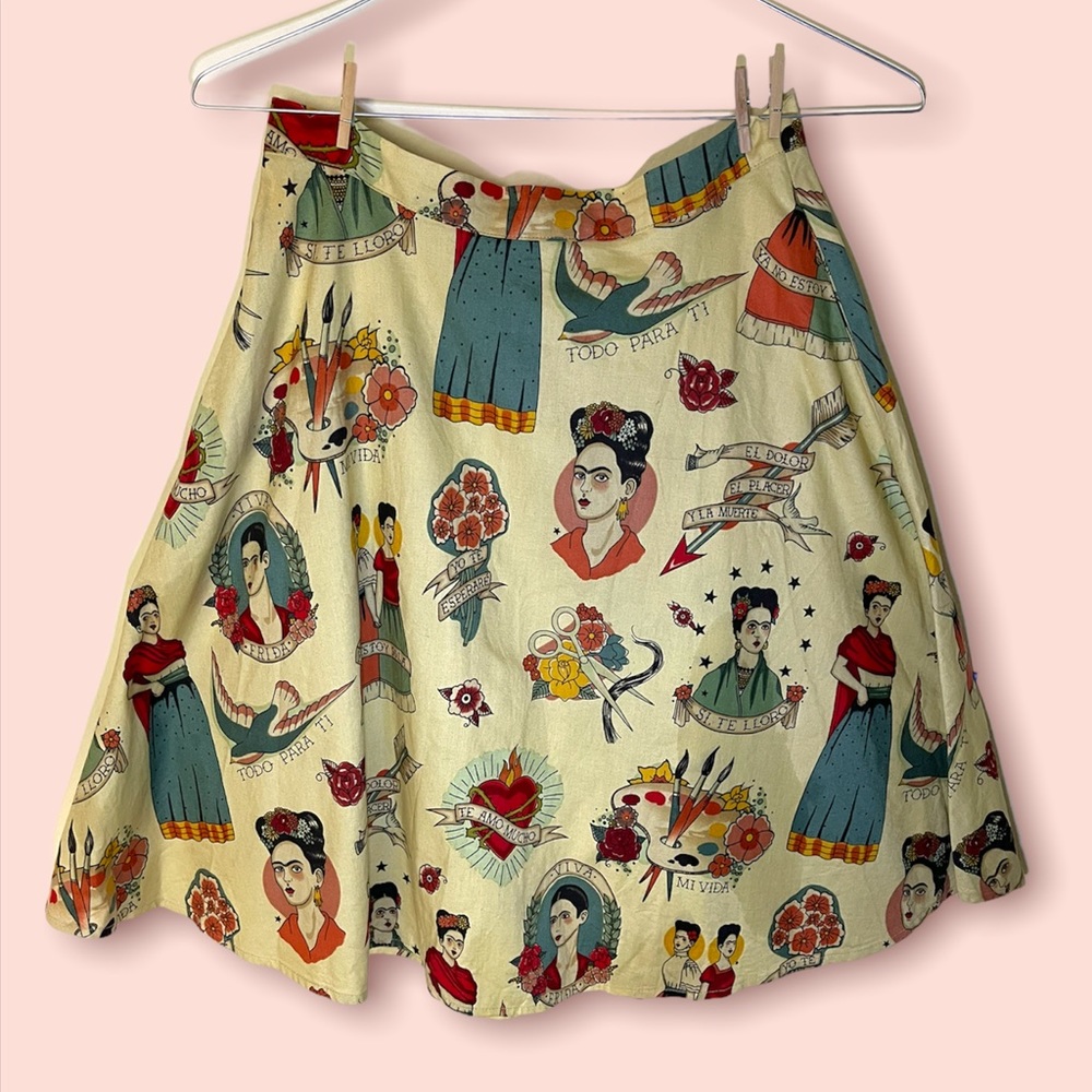 (M) Frida Khalo vintage skirt